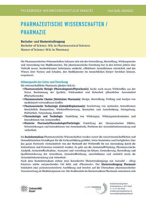 UniInfo PharmWiss./Pharmazie
