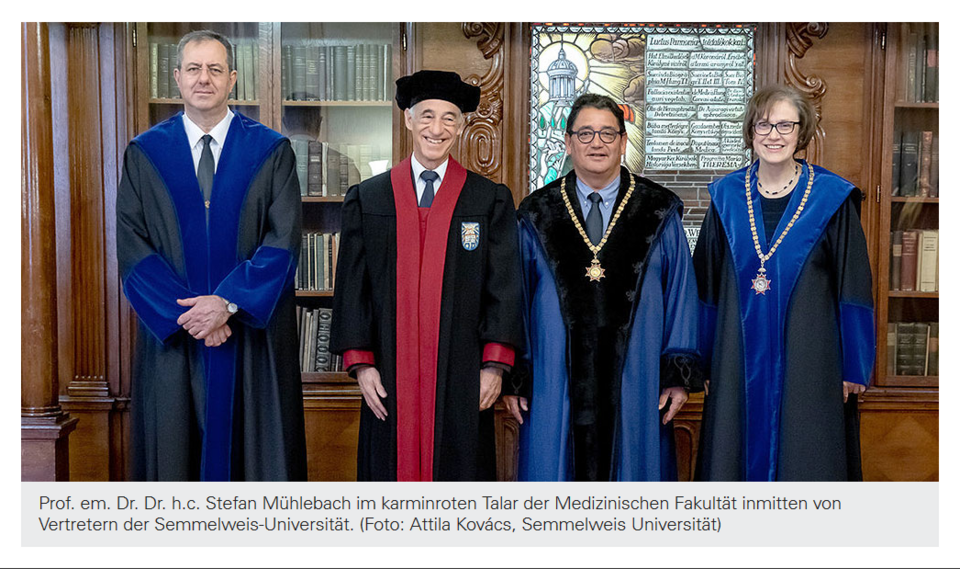 S. Mühlebach Ehrendoktorwürde
