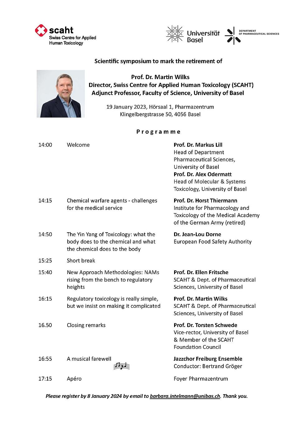 Programme Farewell Symposium M. Wilks